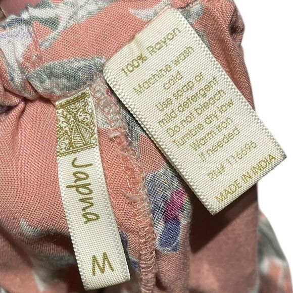 Japna Floral Ruffle Skirt - Pink, Size M - Picture 5 of 5